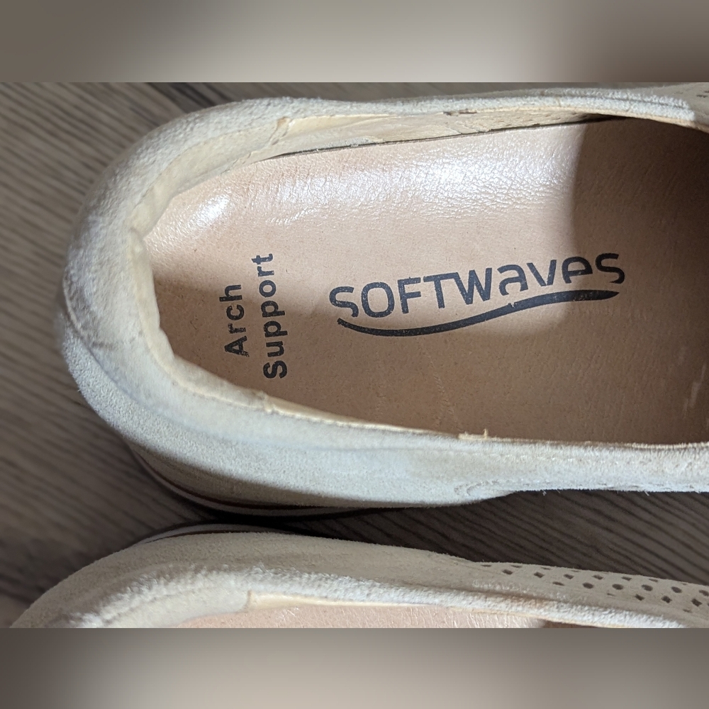 Softwaves Cadie Cream Suade Leather Support Platform Shoes Sneakers EU
39.5 - Picture 5 of 16